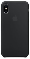 Чехол Apple силиконовый для iPhone X black