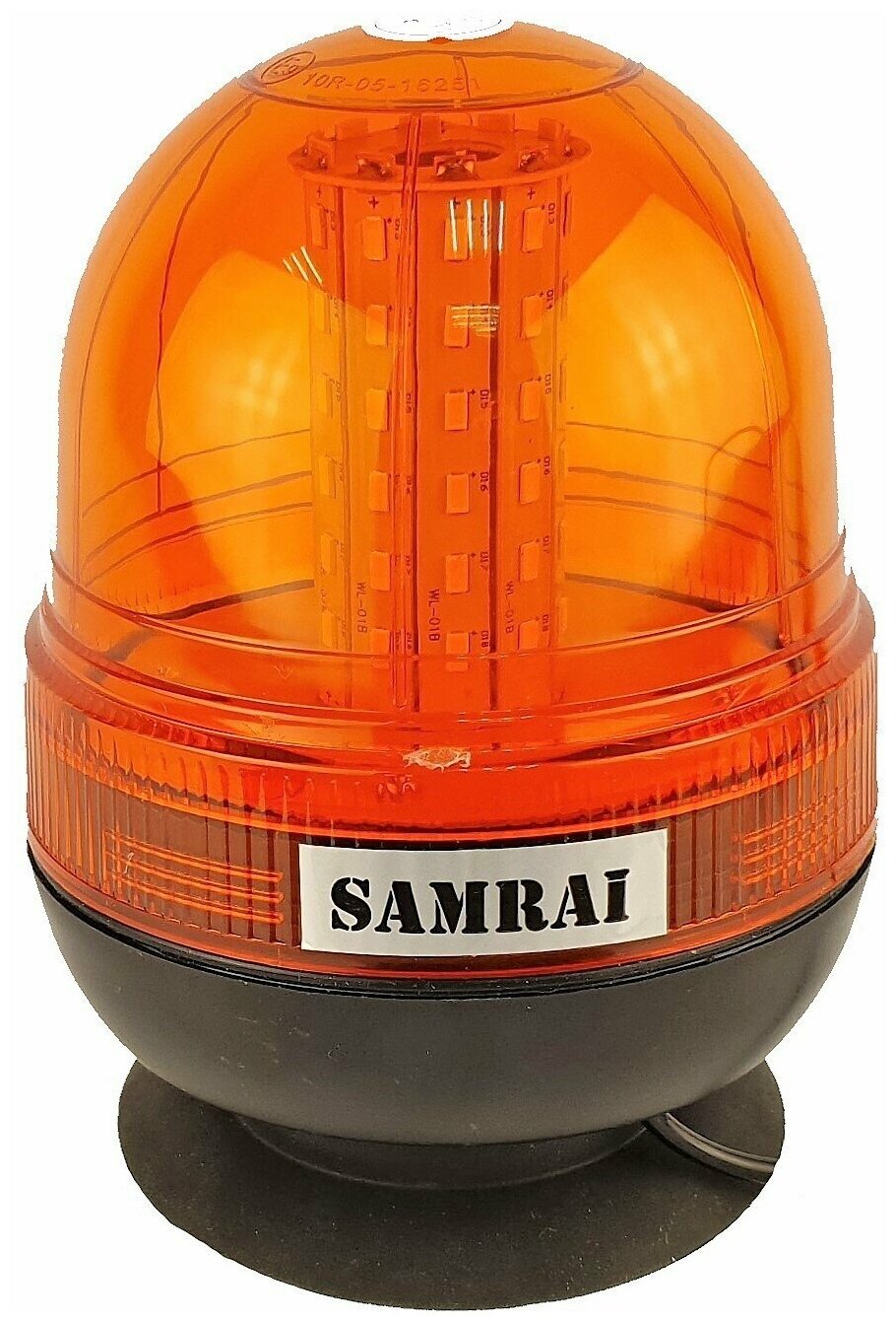 Проблесковый маяк оранжевый светодиодный Samrai на магните LS-014B/ питание от прикуривателя 12-24в Samrai Lights