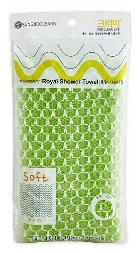 Мочалка для душа Sung Bo Cleamy Clean & Beauty Royal Shower Towel (средняя)