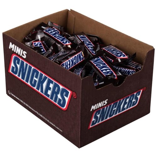 фото Конфеты Snickers minis, коробка 1000 г