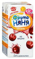 Кисель ФрутоНяня из вишни, c 1 года 0.2 л 27 шт.