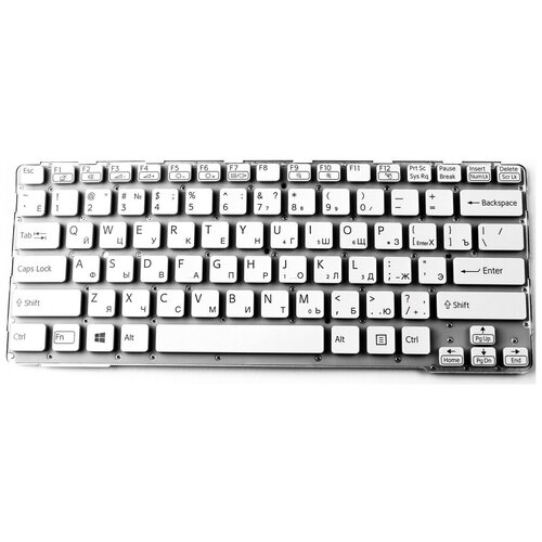 Клавиатура для ноутбука Sony SVE14A Белая Pn 9Z N6BBF D0R NSK-SDDBF 0R 149115111RU 9Z N6BBF R0 1979₽