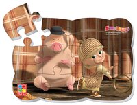 Пазл Vladi Toys Маша и Медведь - Маша Шерлок Хомс (VT3205-49) , элементов: 12 шт.