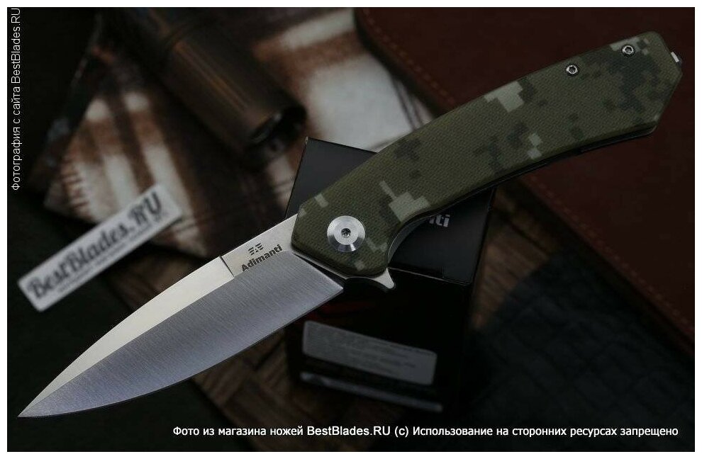 Нож складной GANZO Adimanti Skimen камуфляжный - фотография № 7