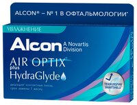 Контактные линзы Air Optix (Alcon) Plus HydraGlyde (6 линз) R 8,6 D -6,75