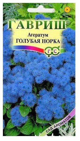 Семена Гавриш Сад ароматов Агератум Голубая норка 01 г