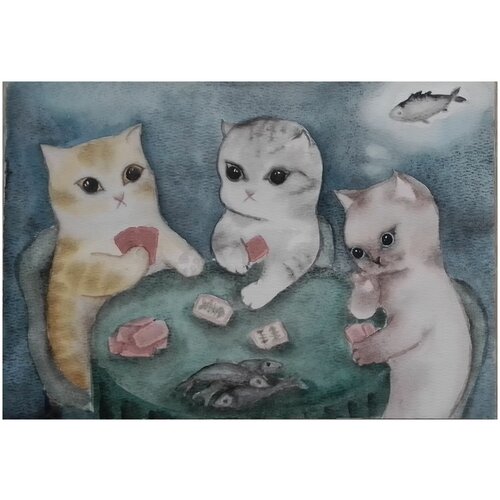 Авторская картина акварель