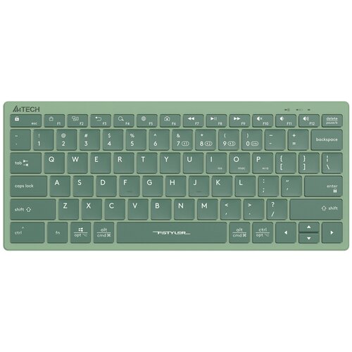 Клавиатура A4Tech Fstyler FBX51C зеленый USB беспроводная BTRadio slim Multimedia FBX51C MATCHA GREEN 461000₽