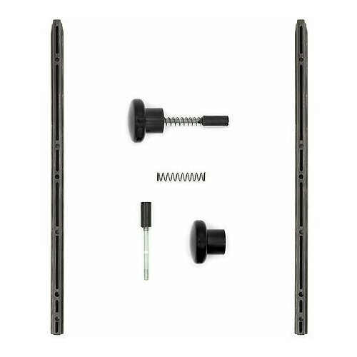 Механизм подъёма-опускания передней спинки детской кровати кнопка 2НЦ венге