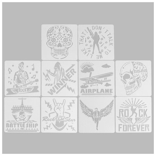 SUI Трафарет пластик 