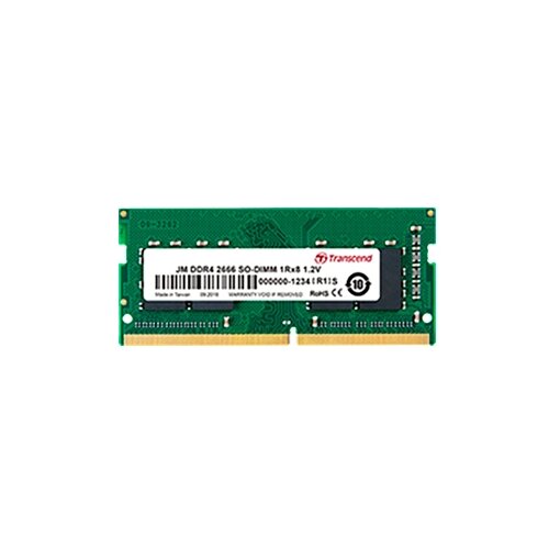 Модуль памяти SODIMM DDR4 4GB Transcend JM2666HSH-4G JetRam PC4-21300 2666MHz CL19 12V RTL 115200₽