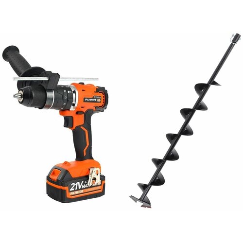 Аккумуляторная дрель-шуруповерт PATRIOT BR 216Li UES-h подарок шнек 130i для льда с адаптером 2675000₽