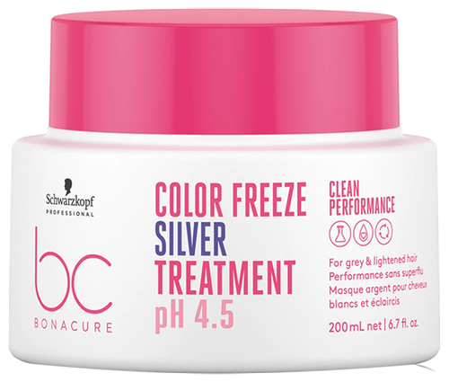 Маска для волос нейтрализующая желтизну / BC Color Freeze 200 мл