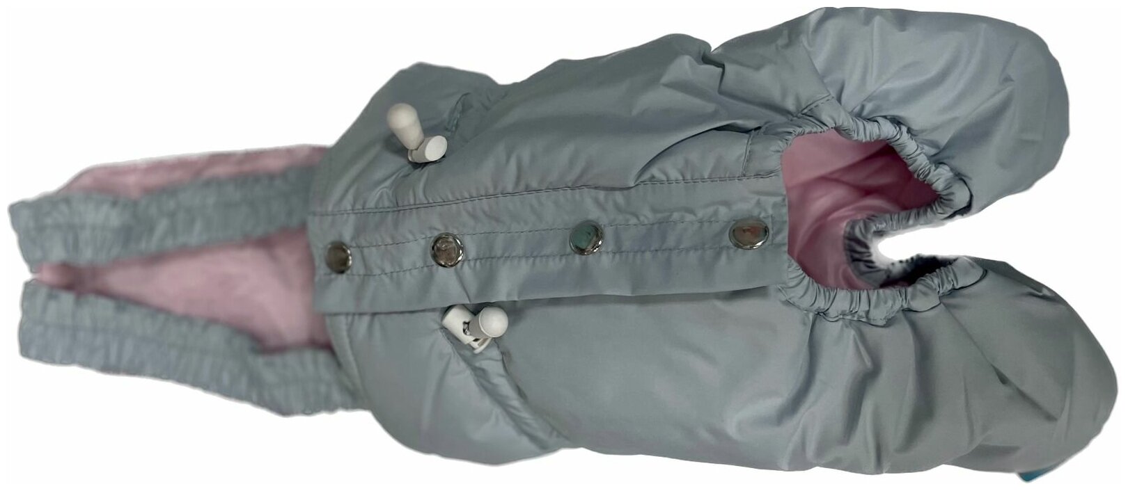 DogVille, Одежда для собак - комплект: полукомбинезон и куртка с капюшоном, на кнопках, зима, 52623д - фотография № 10