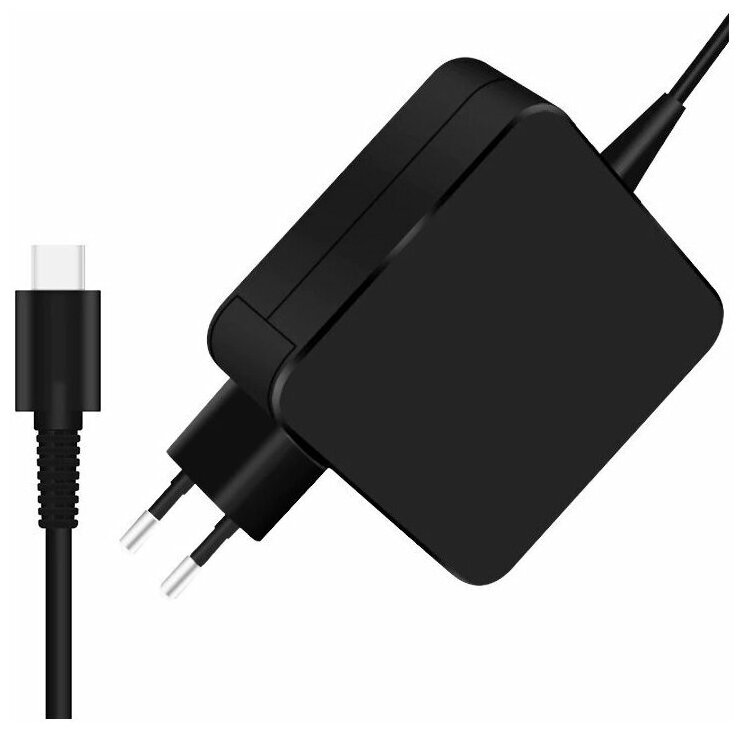 Блок питания для Apple MacBook 20 В/2.25 А (кабель Type-C-Type-C) черный