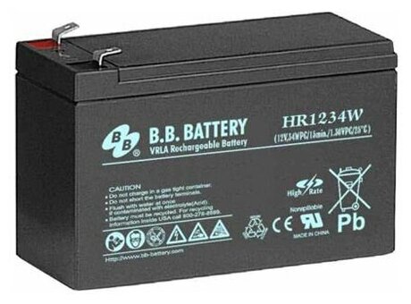 Аккумулятор для ИБП B B Battery HR 1234W