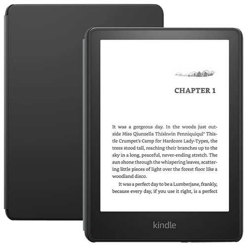 Электронная книга PaperWhite 2021 16GB + Оригинальная Обложка Black