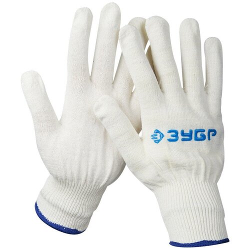 ЗУБР Трикотажные перчатки эксперт ЗУБР, 12 класс, размер L-XL, 11450-XL