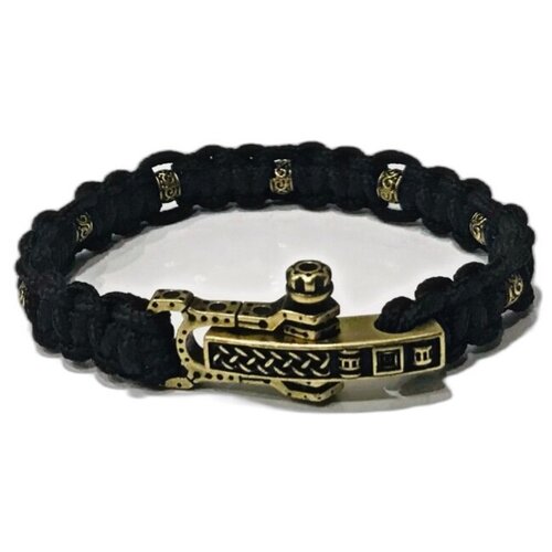 фото Браслет из паракорда с фурнитурой из латуни ikigai handmade