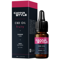 Масло CBD (Масло КБД) / Fruity (Фруктовый вкус) 500мг 5% / CannaStyle / CBD Oil / каннабидиол / 10 мл