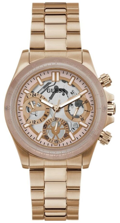 Наручные часы GUESS GW0557L2, розовый, золотой