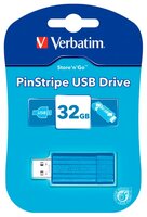 Флешка Verbatim Store 'n' Go PinStripe 32GB лазурный