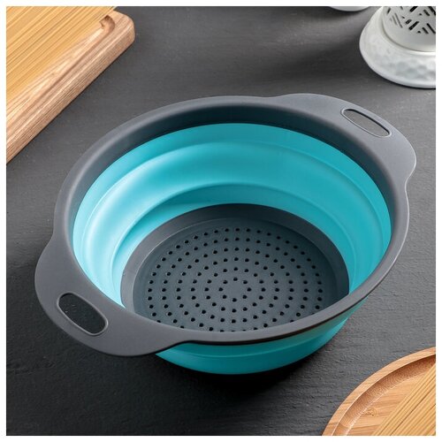 Дуршлаг складной Доляна Компакт d 243 см цвет микс 406₽