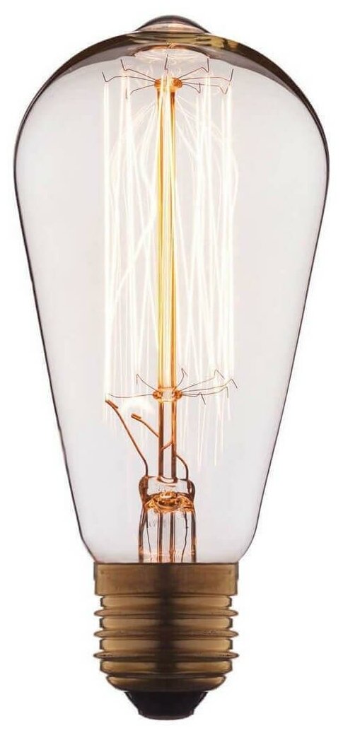 Лампа накаливания E27 60W прозрачная 1008