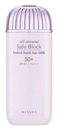 Missha Missha All Around Safe Block   Velvet Finish Sun Milk SPF 50, 70 