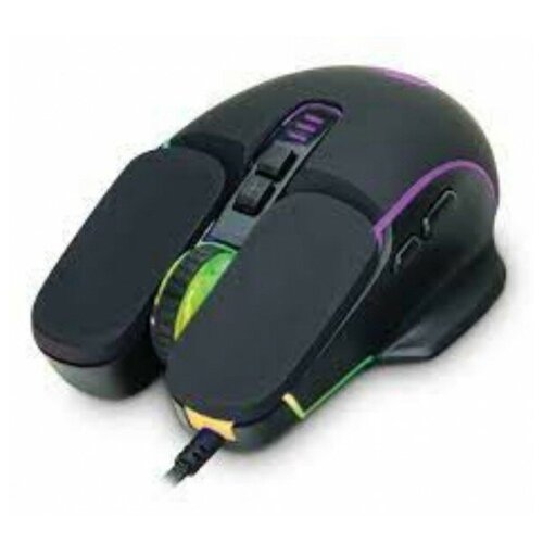 Мышь игровая Gembird MG-820 USB 3200 DPI 6кн подсветка 18 м кабель в тк опл 104300₽