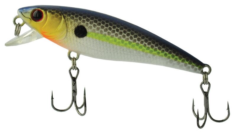 Воблер для рыбалки Mottomo Bang Minnow 65SP 6,3g Sexy Shad минноу суспендер для спиннинга, твичинга. Приманка на щуку