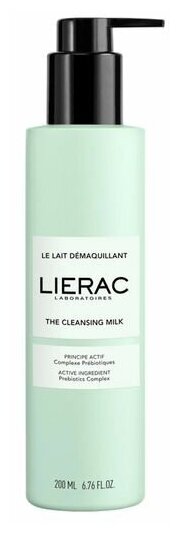 Молочко для всех типов кожи лица и глаз очищающее Lierac/Лиерак фл.-помпа 200мл