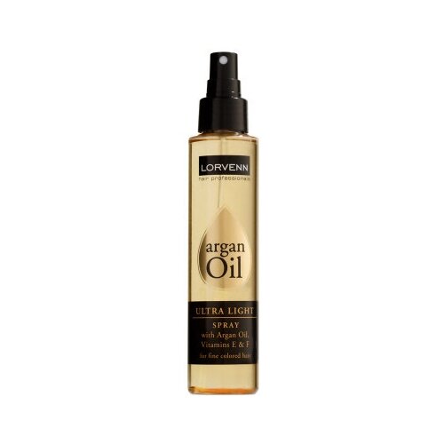 Купить LORVENN Argan Oil Ultra Light Spray Спрей для волос с аргановым маслом и витаминами, 125 мл