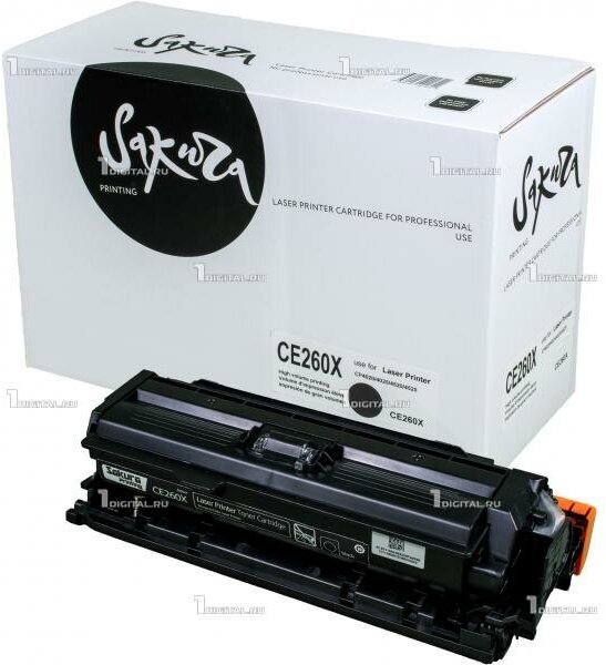картридж Sakura CE260X - фото №11