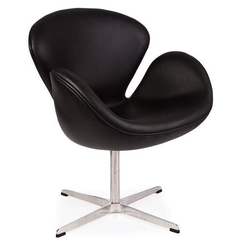 Кресло с обивкой Beon Swan (Arne Jacobsen) A062, черный