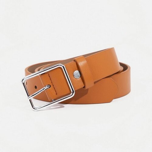 фото Ремень сима-ленд, размер 105, оранжевый сима-лэнд