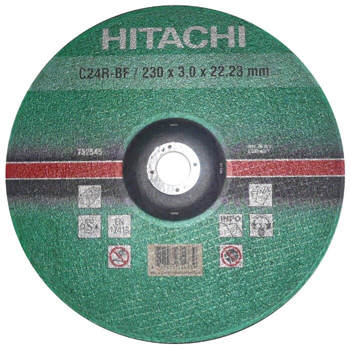 Диск отрезной 230x3x22.23 Hitachi 752545