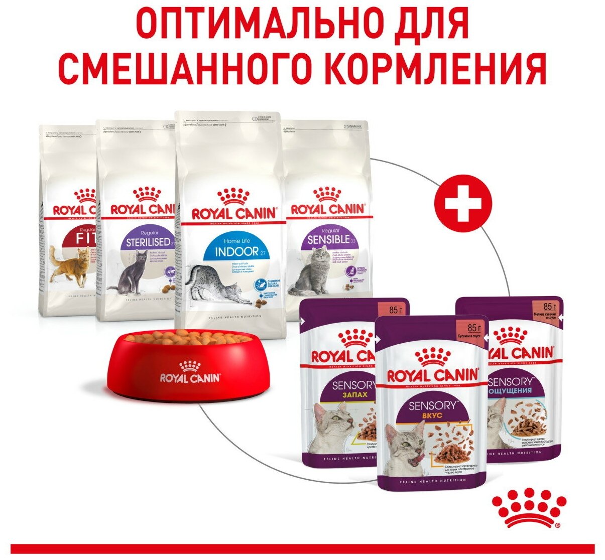 Влажный корм для кошек Royal Canin Sensory Smell стимулирующий обонятельные рецепторы 12 шт. х 85 г (кусочки в соусе) - фотография № 7