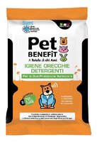 Салфетки Pet Benefit Очищающие влажные для ухода за ушками животных 30 шт/уп