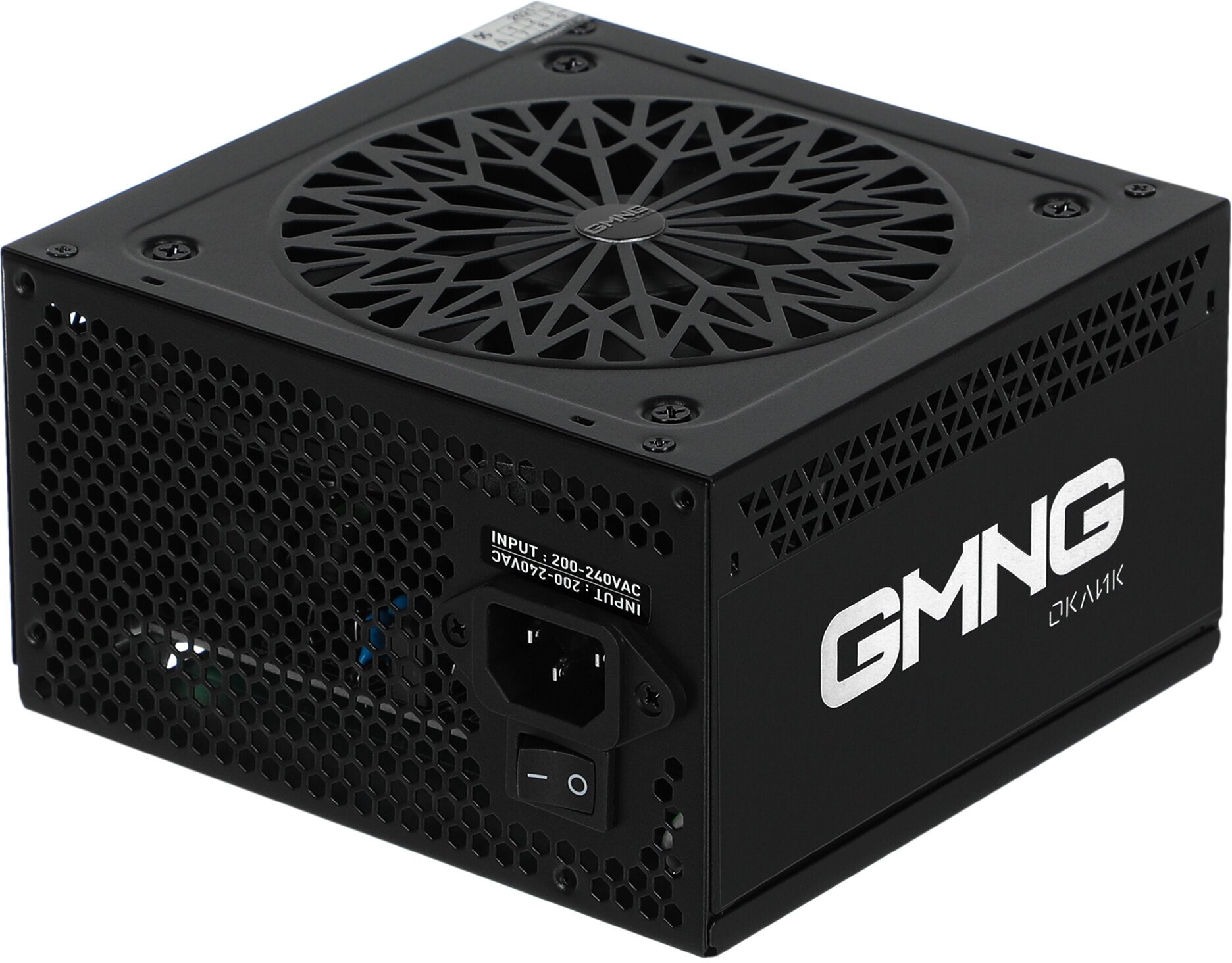 Блок питания GMNG PSU-500W-80+, 500Вт, 120мм, черный, retail