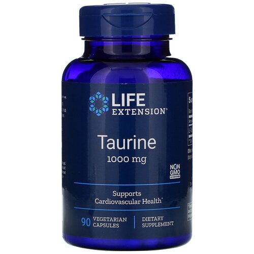 Капсулы Life Extension Taurine, 1000 мг, 90 шт.