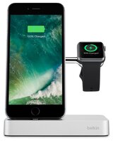 Док-станция универсальная Belkin Valet Charge Dock for Apple Watch + iPhone розовое золото