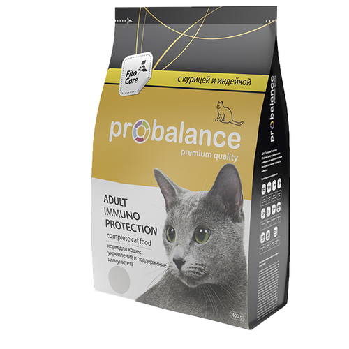 фото Корм для кошек ProBalance (0.4 кг) Immuno с Курицей и Индейкой