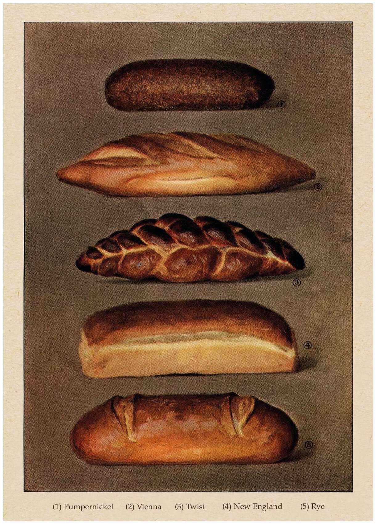 Постер / Плакат / Картина Хлеб насущный 50х70 см в раме