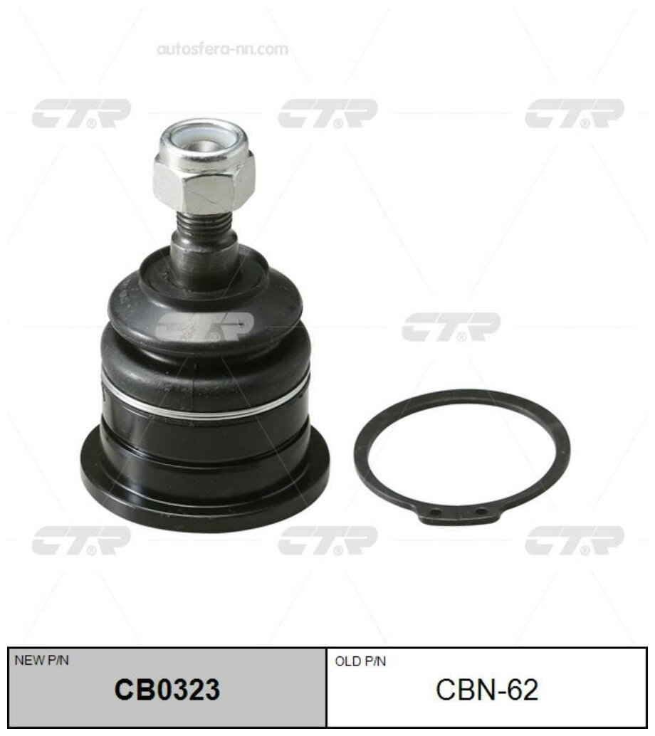 CTR CBN62 шаровая опора перед верх L/R ( АРТ. CB0323)