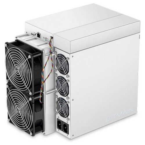 Асик Bitmain Antminer S19J Pro 104T BTC собранный для майнинга криптовалюты промышленный, электрический, металлический / бытовой майнер с 4 мощными вентиляторами для охлаждения