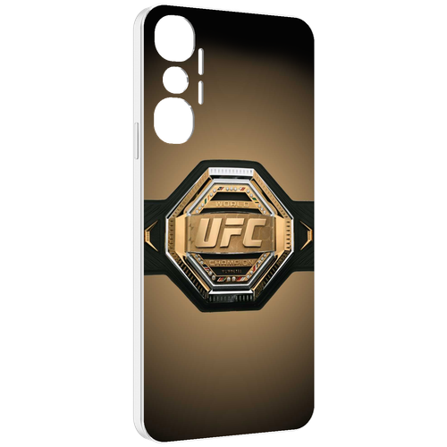 Чехол MyPads UFC единоборства мужской для Infinix Hot 20 4G задняя-панель-накладка-бампер чехол mypads единоборства мма для infinix hot 20 5g задняя панель накладка бампер