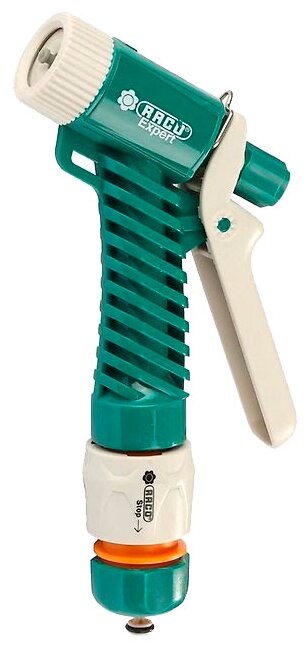 RACO 353C плавная регулировка, курок сзади, пистолет поливочный пластиковый, с соединителем 1/2″