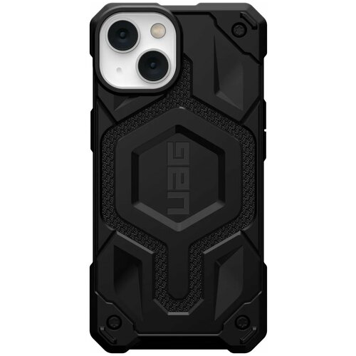 чехол urban armor gear uag pathfinder series для iphone 14 pro max цвет оливковый olive 114063117272 Чехол UAG для iPhone 14 - Monarch Pro Kevlar for MagSafe - Kevlar Black - 114028113940