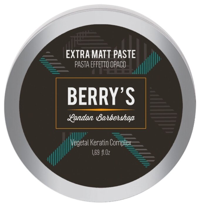 Brelil Professional Паста Berry's Barber Line Extra Matt Paste, средняя фиксация